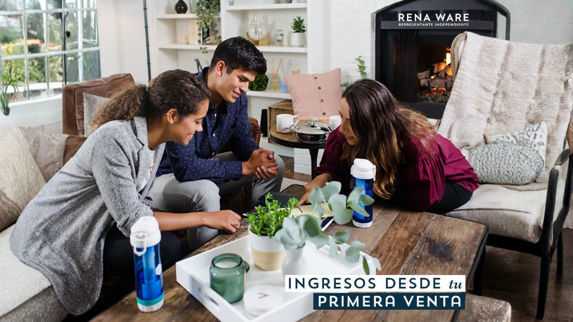 Equipo de emprendedores exitosos Rena Ware