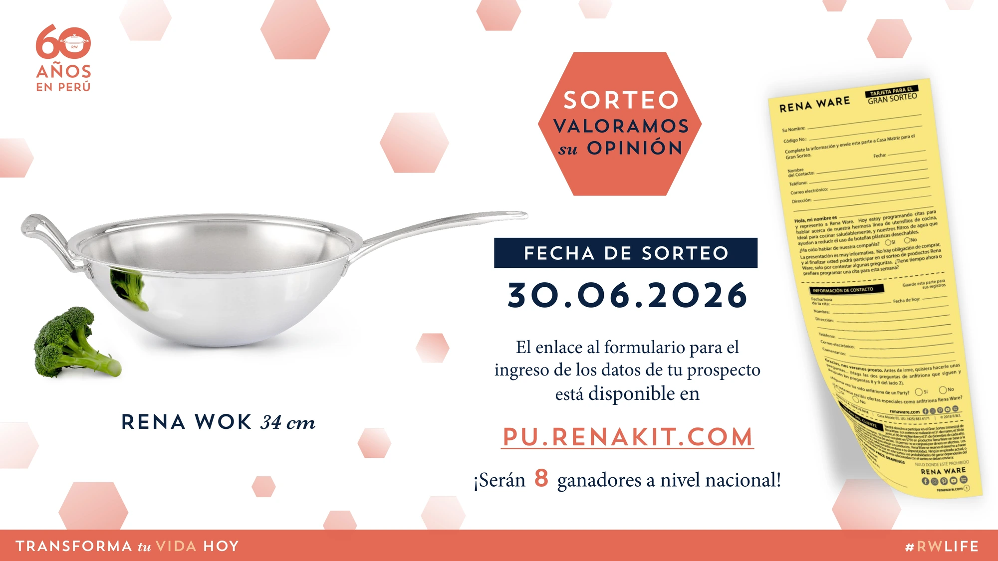 Premio del sorteo: Rena Wok de 34 cm