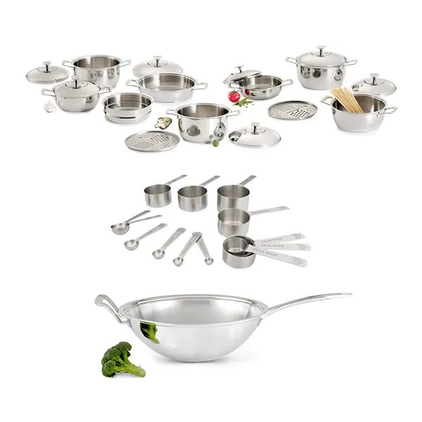 Especial #05 - Juego Gourmet 17 Piezas + Rena Wok 34 cm