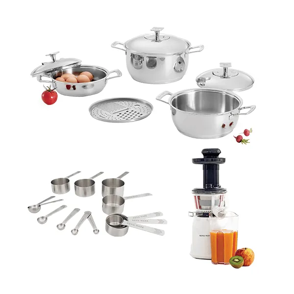 Especial #11 - Juego Chef II 7 Piezas + Extractor Nutrex Press