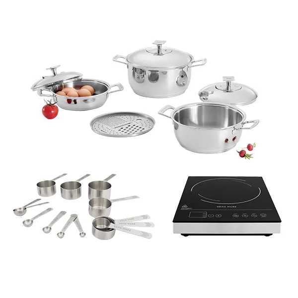 Especial #12 - Juego Chef II 7 Piezas + Cocina de Inducción IC-450