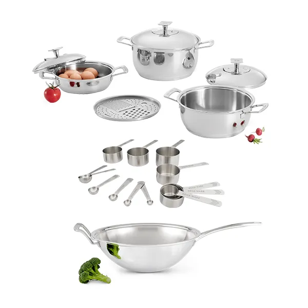 Especial #15 - Juego Chef II 7 Piezas + Rena Wok 34 cm