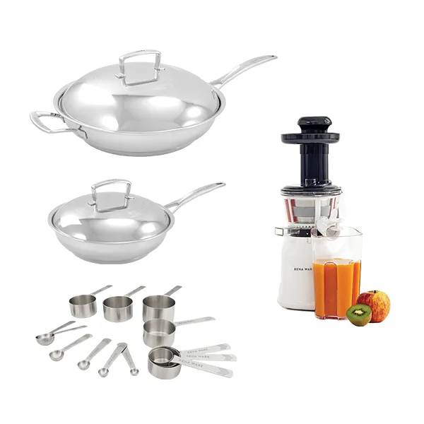 Especial #26 - Sartenes 30cm y 24cm + Extractor Nutrex Press