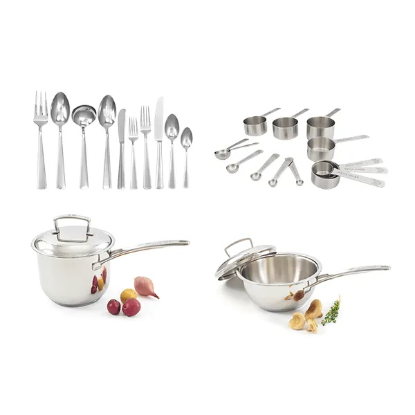 Especial #34 - 2 Juegos Cubiertos Élite + Saucier 1.75 L + Saucepan 2.5 L