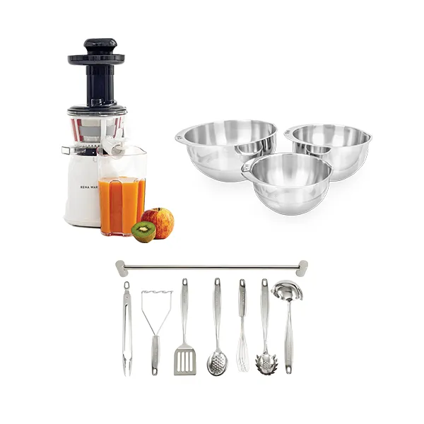 Flash # 02 - Extractor Nutrex Press + Útiles de Cocina