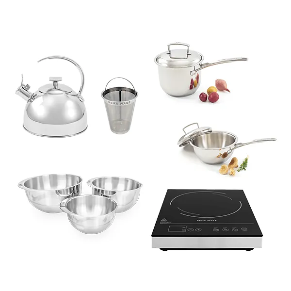 Flash # 10 - Tetera + Saucier + Saucepan + Inducción