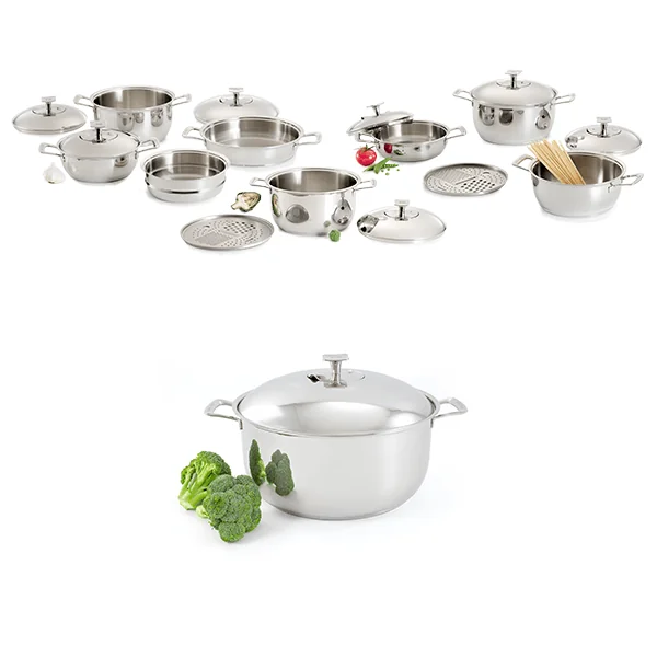 Especial #05 - Juego Gourmet 17 Piezas + King Cooker 12 L