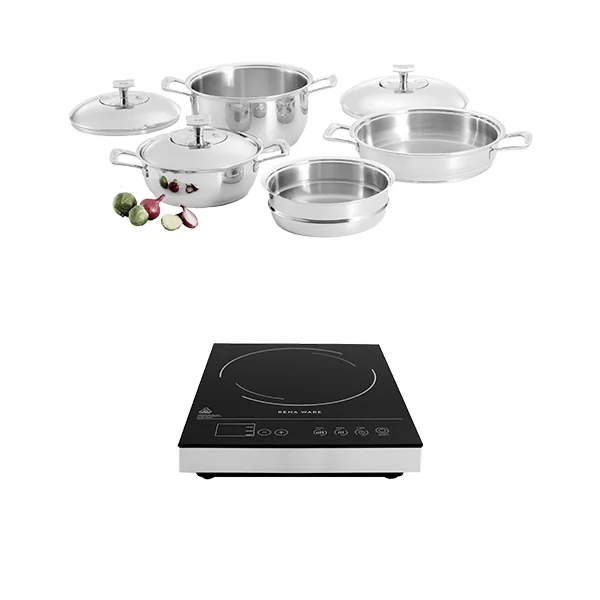 Especial #08 - Juego Chef I 7 Piezas + Cocina de Inducción IC-450
