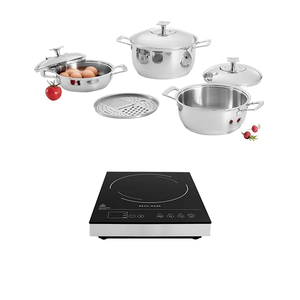 Especial #13 - Juego Chef II 7 Piezas + Cocina de Inducción IC-450