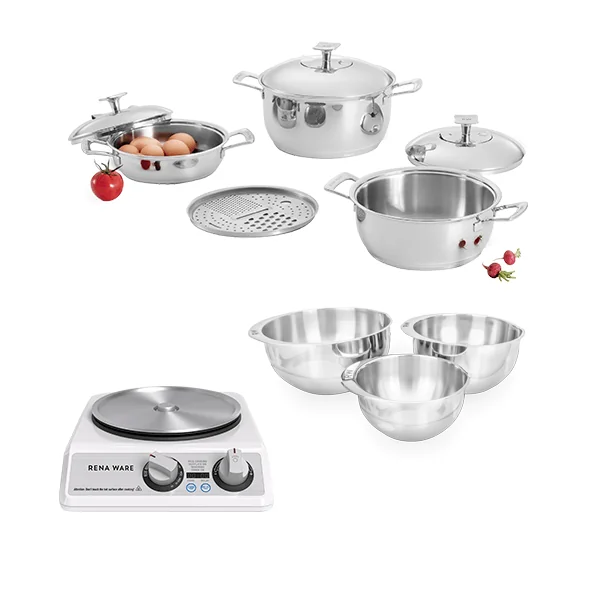 Especial #14 - Juego Chef II 7 Piezas + Multi Cooker + Juego de Bowls 3 Piezas