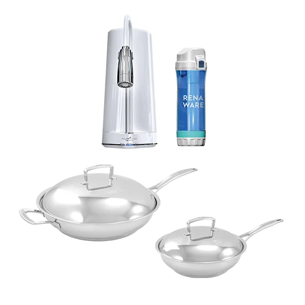 Especial #20 - Aqua✓Nano CTU-500 + Sartén Grande 30cm + Sartén Pequeña 24cm + Botella Filtrante