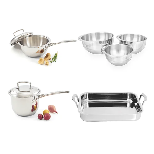 Especial #39 - Saucier 1.75 L + Saucepan 2.5 L + Contessa + Juego de Bowls 3 Piezas