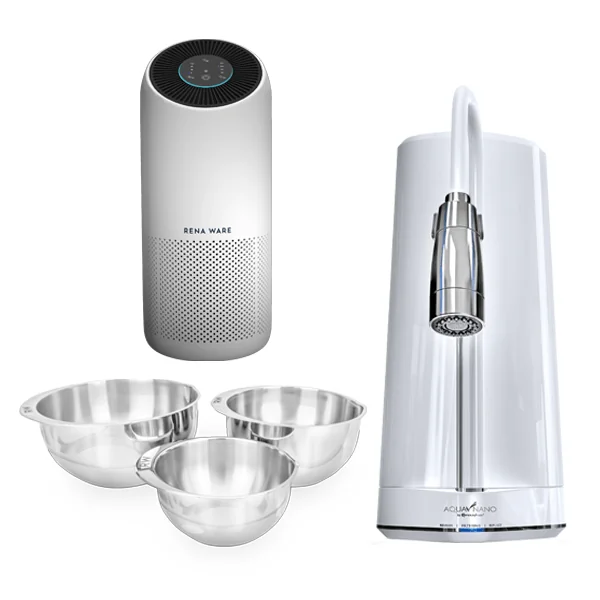 Flash #05 - Purificador de Aire + Aqua Nano + Bowls