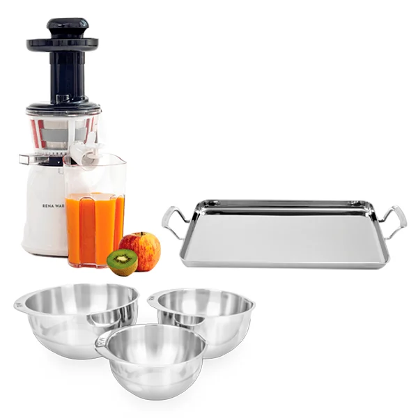 Flash #08 - Extractor Nutrex Press + Parrilla Doble + Bowls