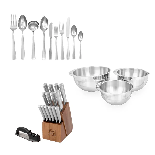 Flash #11 - Cubiertos Elite x2 + Cuchillos Elite + Bowls