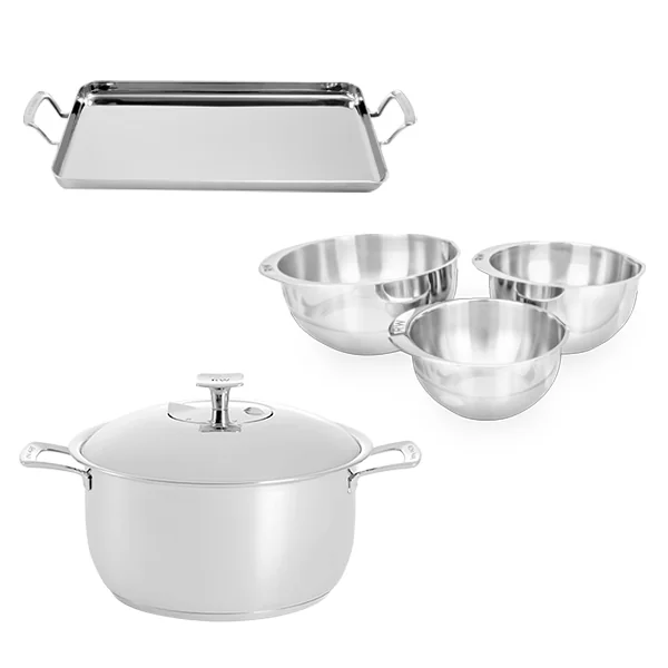 Flash #13 - Parrilla Doble + Asador 6L + Bowls